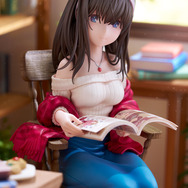 『デレマス』より、大胆なオフショルダーニットを着た「鷺沢文香」が立体化！限定版には表情がよく見える“前髪”と“微笑み顔”パーツなどが付属