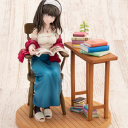 『デレマス』より、大胆なオフショルダーニットを着た「鷺沢文香」が立体化！限定版には表情がよく見える“前髪”と“微笑み顔”パーツなどが付属