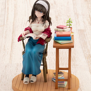 『デレマス』より、大胆なオフショルダーニットを着た「鷺沢文香」が立体化！限定版には表情がよく見える“前髪”と“微笑み顔”パーツなどが付属