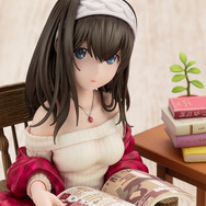 『デレマス』より、大胆なオフショルダーニットを着た「鷺沢文香」が立体化！限定版には表情がよく見える“前髪”と“微笑み顔”パーツなどが付属