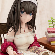 『デレマス』より、大胆なオフショルダーニットを着た「鷺沢文香」が立体化！限定版には表情がよく見える“前髪”と“微笑み顔”パーツなどが付属