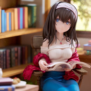 『デレマス』より、大胆なオフショルダーニットを着た「鷺沢文香」が立体化！限定版には表情がよく見える“前髪”と“微笑み顔”パーツなどが付属