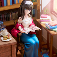 『デレマス』より、大胆なオフショルダーニットを着た「鷺沢文香」が立体化！限定版には表情がよく見える“前髪”と“微笑み顔”パーツなどが付属