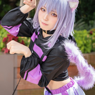 【良好品】 コスプレ】ホロライブ・猫又おかゆのいたずら猫っぽい表情が コスプレ衣装