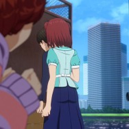 くまみね氏による、仕事猫風の「野々原茜」イラストが可愛い―「ミリアニ」第3話にあわせて、茜ちゃんステッカー“発注ヨシ”!