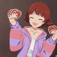 くまみね氏による、仕事猫風の「野々原茜」イラストが可愛い―「ミリアニ」第3話にあわせて、茜ちゃんステッカー“発注ヨシ”!