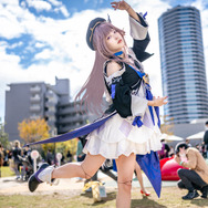 ヘルタ『崩壊:スターレイル』/猫田 あしゅ(X:@Nekota_Ashu)、髪の毛合成素材:KAZUMA(X:@kazuma_aono)