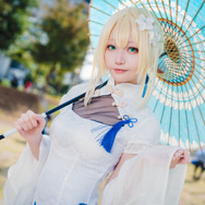 セイバー(中国版4周年記念衣装)『Fate/Grand Order』/五色もか(X:@moka_4416)