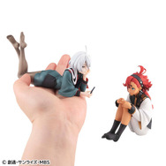 「水星の魔女」より「スレッタ」と「ミオリネ」がてのひらサイズのフィギュアに!魅力あふれる表情に注目