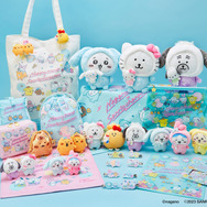 ちいかわ、シナモロールらが仲良くパジャマパーティー！「ナガノ