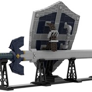 レゴで『ゼルダの伝説』マスターソード&ハイリアの盾を完全再現する海外ユーザー現る―こだわりのディスプレイ台まで用意