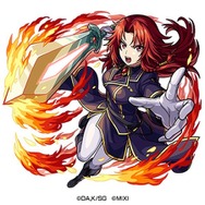 火属性 ★6 紅の騎士団 団長 アイリス・ミドガル (進化)  CV:日笠陽子(C)DA,K/SG(C)MIXI