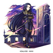 闇属性 ★6 「七陰」第三席 ガンマ (進化)  CV:三森すずこ(C)DA,K/SG(C)MIXI