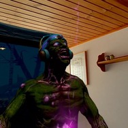 すかさず、斧で撃退。