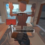 ドアとショップを設定し終わると、ターゲット人形が現れて、ハンドガンの基本的な操作を覚えます。