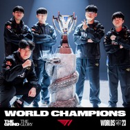 『LoL』世界大会で韓国強豪「T1」が優勝! ”魔王”Fakerは7年ぶり、4度目のタイトル獲得