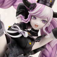 黒の衣装に映える元気いっぱいな“ふともも”！『超探偵事件簿 レインコード』より「死に神ちゃん」が宙を舞っているようなポージングで立体化