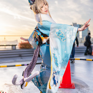綺良々(郵便局コラボ)『原神』/綺太郎(X:@kitaro_cos)、撮影:乃木章(X:@Osefly)