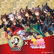 BOSS × ウマ娘　コラボTシャツ【サイレンススズカ】 ボス✕ウマ娘コラボTシャツ