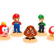 入浴剤からミニフィギュアが顔を出す「スーパーマリオ お風呂でポン! PART1」・・・週刊マリオグッズコレクション第76回