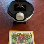 「マスターボールを私に使ったの？」…オリジナル『ポケカ』とマスターボールでプロポーズした海外ユーザーが話題に