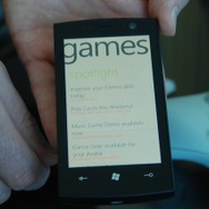 【GDC2010】ゲーム機としての力量はいかほど? 「Windows Phone 7 Series」をデモでチェック