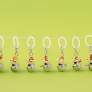 表情や髪型の違う「コジャケ」がガシャポンに！シリコンパーツやストラップを使って持ち物の目印にしよう