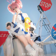由良木モモカ『ブルーアーカイブ』/矢量鱼(Weibo:-矢量鱼-)