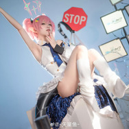 由良木モモカ『ブルーアーカイブ』/矢量鱼(Weibo:-矢量鱼-)