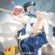 由良木モモカ『ブルーアーカイブ』/矢量鱼(Weibo:-矢量鱼-)