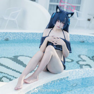 セリカ(水着)『ブルーアーカイブ』/lunana(X:@lunananya)