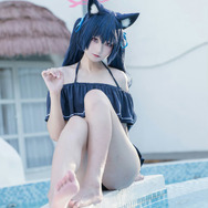 セリカ(水着)『ブルーアーカイブ』/lunana(X:@lunananya)