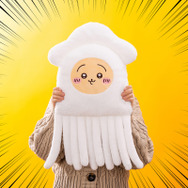 テーブルにちいかわ、ハチワレを座らせたい！「ちいかわ たこイカくじ」ラインナップが公開―うさぎのBIGイカクッションもかわいい