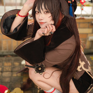 胡桃『原神』／梅桃うに（@_yusura_uni）