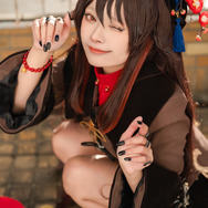 胡桃『原神』／梅桃うに（@_yusura_uni）