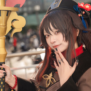 胡桃『原神』／梅桃うに（@_yusura_uni）