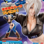 グラマラスな体格でジャケットがパツパツ…！『KOF』シリーズより「アンヘル」が“あの勝利ポーズ”で立体化