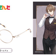 「にじさんじ」所属の「加賀美ハヤト」「社築」をイメージしたコラボ眼鏡が発売！オリジナルイラストを使用した眼鏡拭きやオリジナルケースも付属