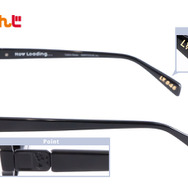 「にじさんじ」所属の「加賀美ハヤト」「社築」をイメージしたコラボ眼鏡が発売！オリジナルイラストを使用した眼鏡拭きやオリジナルケースも付属