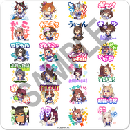 【レッツ・マッスル！】『ウマ娘』ボイス付きLINEスタンプ第3弾が出走！ウォッカやアドマイヤベガなど使いやすい24種がラインナップ