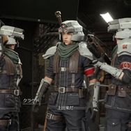『FF7 リバース』のパレードでは「ティファ」と「エアリス」も神羅兵に変装! なりきり兵士から、ヘルメットを外した凛々しい姿まで
