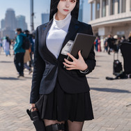 調月リオ『ブルーアーカイブ』／月海つくね（X：@XaiabP）