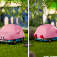 後ろに引っ張ると走り出すギミックも！『星のカービィ』車にほおばりヘンケイした「カービィ」がフィギュア化