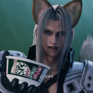 クラウドが“どんぎつね”になる日も近い？『FF7 リバース』どん兵衛のあの曲をクラウドがピアノで演奏…テレビCMの放送を記念したコラボ動画が公開