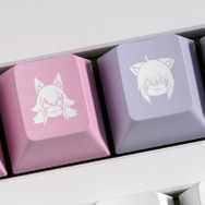 ホロライブゲーマーズのメンバーをあしらったキーキャップが