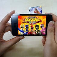 カードダス+iPhone+ARで遊べる「スーパー戦隊バトルダイスオー」・・・バンダイ