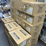 フリースペースを独占する誤発注在庫の山。