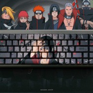 「ナルト（NARUTO）」デザインのゲーミングキーボードが海外で発売…「うちはサスケ」が刻印されたキーキャップも
