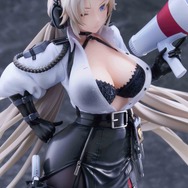 透けるワイシャツがセクシー！『アズレン』クロンシュタットの着せ替え「突入開始ッッ！」が立体化―タイトスカートから伸びる美脚も魅力的