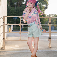 湊あくあ（アロハ）／みら（X：@tehslu_cos_xxx）